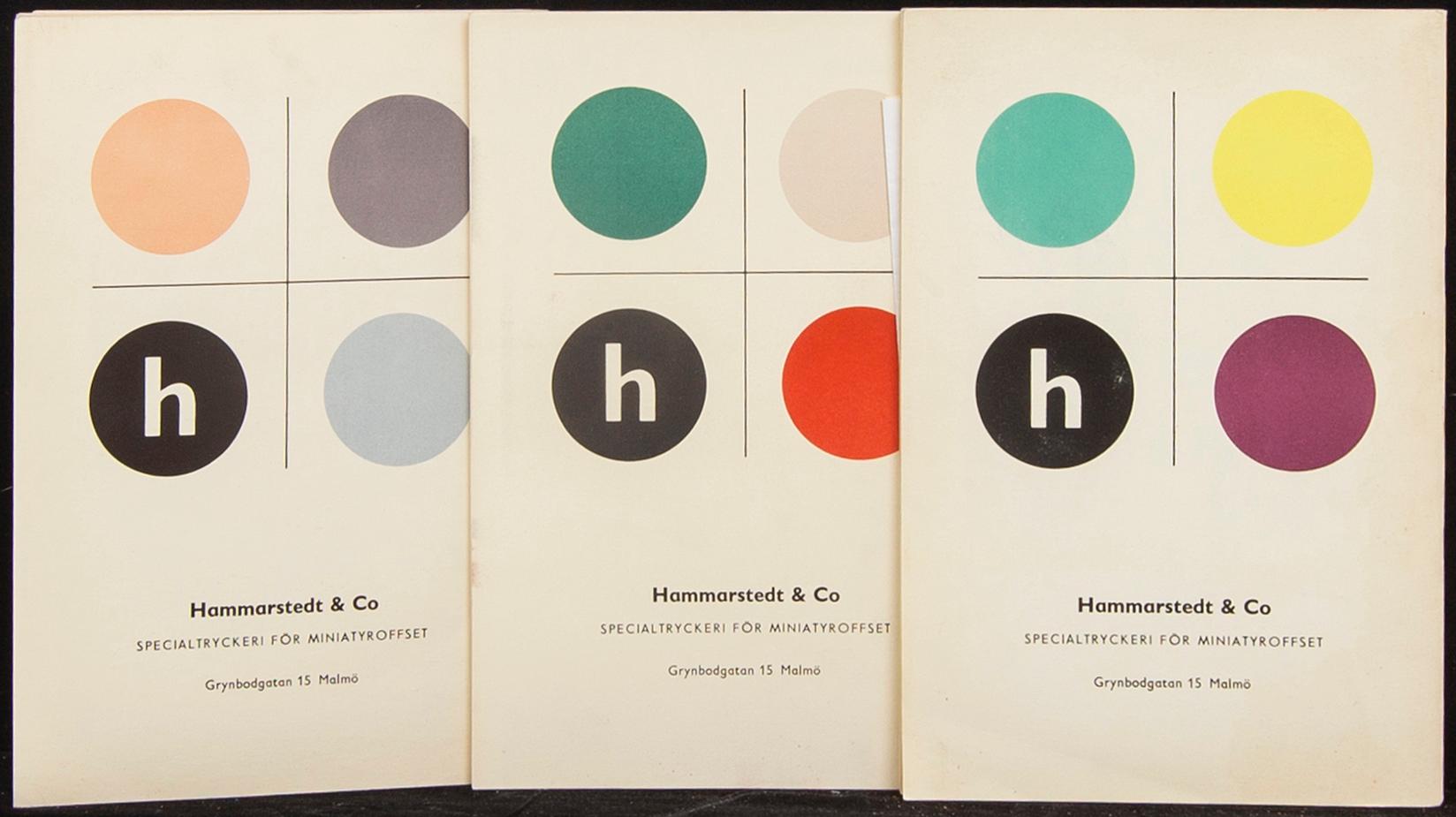 Salamander, swedish avantgarde art magazine, no I-II (complete), Malmö 1955-56.