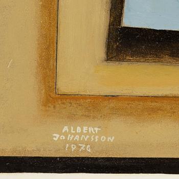 Albert Johansson, oil on panel, signed and dated 1976.