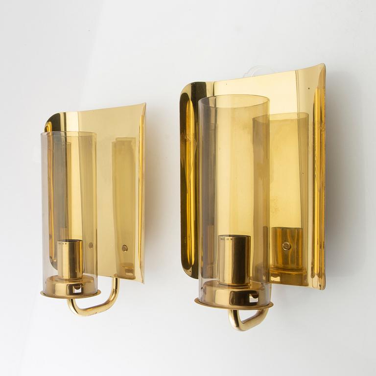 Hans-Agne Jakobsson, wall lamps a pair 330/1, Markaryd Sweden, 1960s.