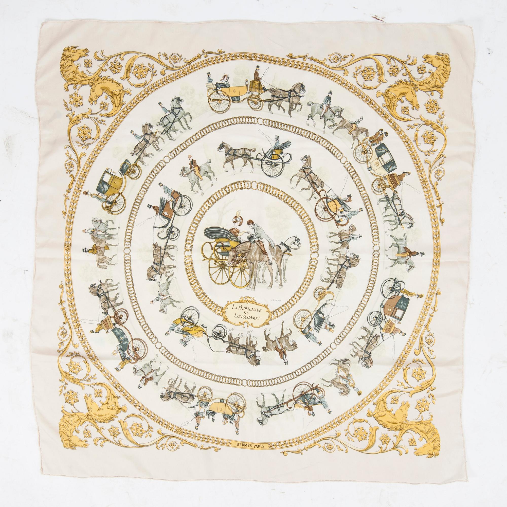 SCARF, "La Promenade de Longchamps", Hermès.