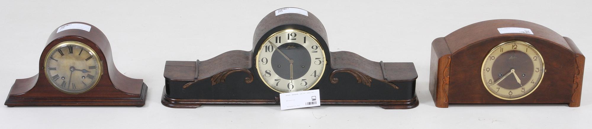 BORDSUR, tre st, 1940-tal, bl a Junghans.