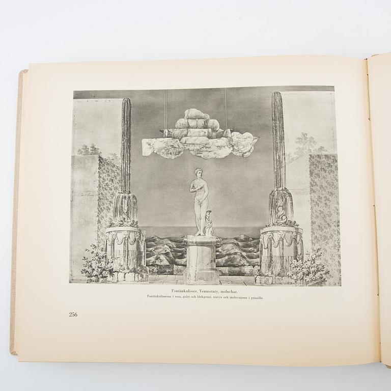 Book "The Castle Theatres at Drottningholm and Gripsholm" Agne Beijer Stockholm 1937 no. LXII/CCLV.