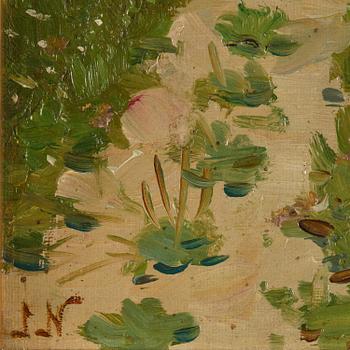 Jenny Nyström, Summer landscape with country road.