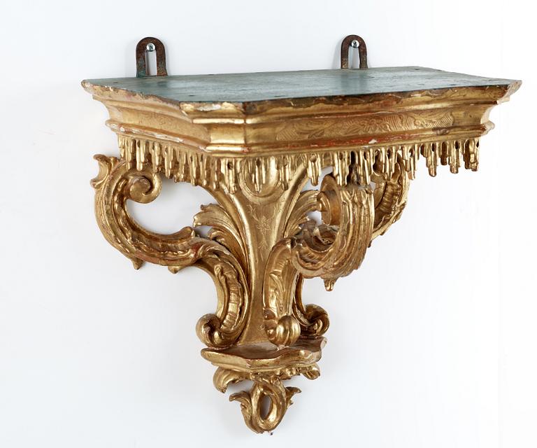 A 19th century Rococo style console.