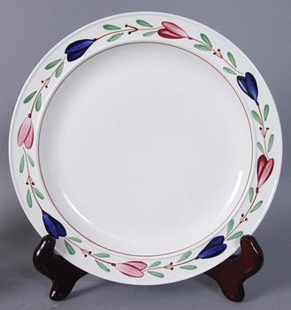 SERVISDELAR, ca 25 st, porslin, "Ranka", Stig Lindberg, Gustavsberg, 1942-1965.