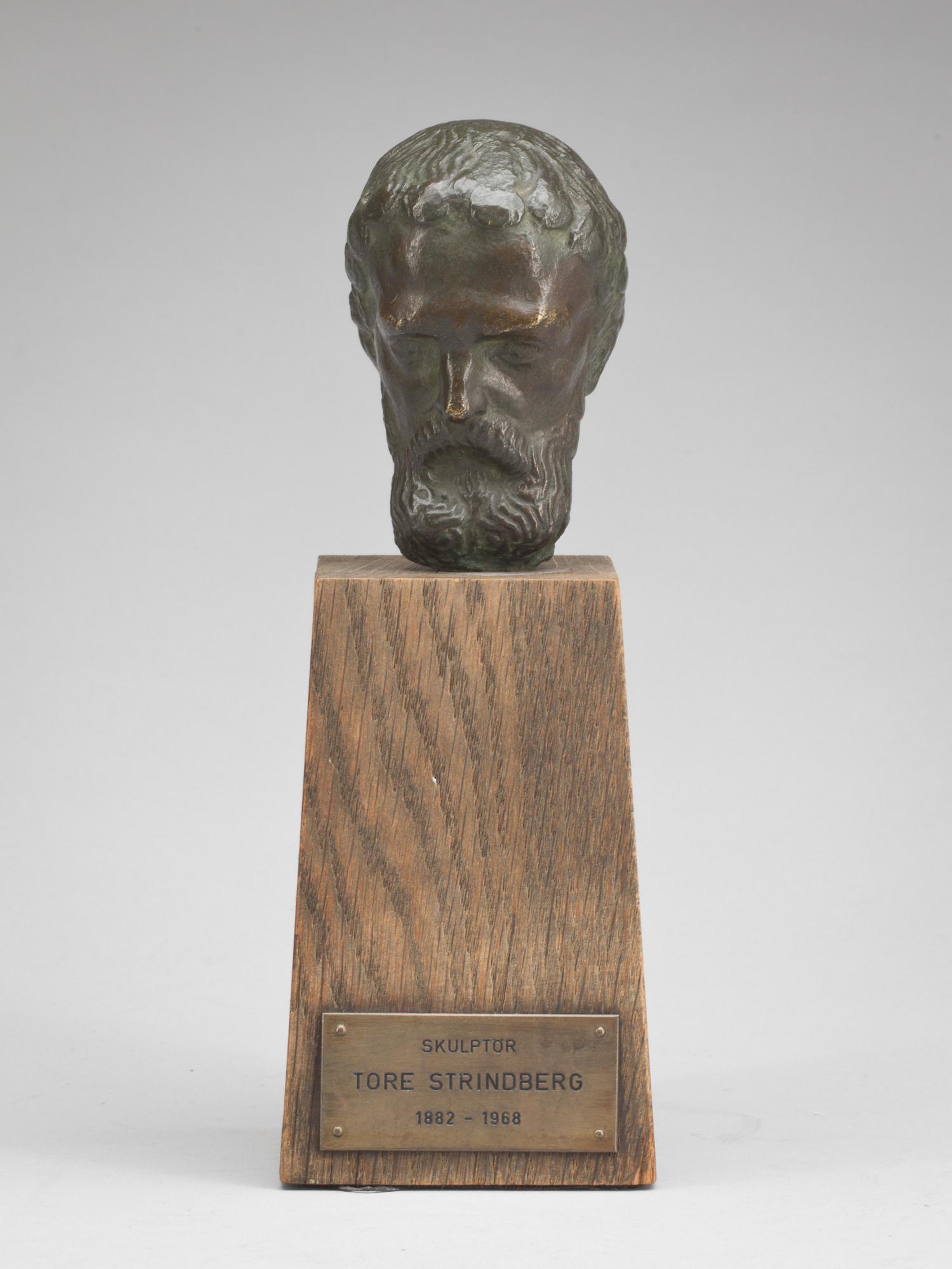 TORE STRINDBERG, brons. Ej signerad.