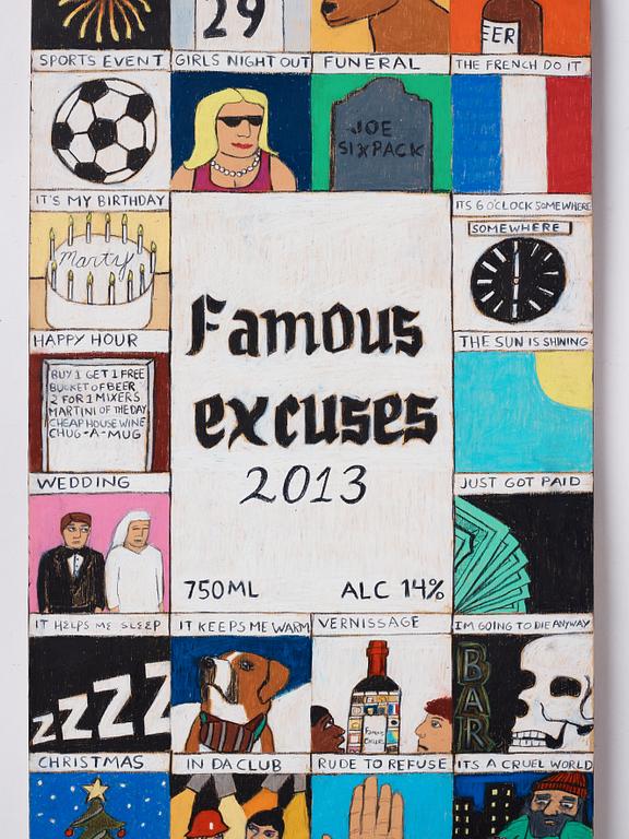 Marcus Mårtenson, "Famous excuses 2013".