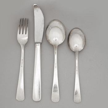BESTICK, 23 delar. Silver, CG Hallberg, Stockholm 1958, tot ca 1040 g.