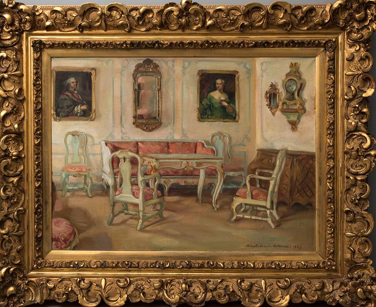 MARGIT AARNIO-AALTONEN, olja på duk, signerad och daterad 1927.