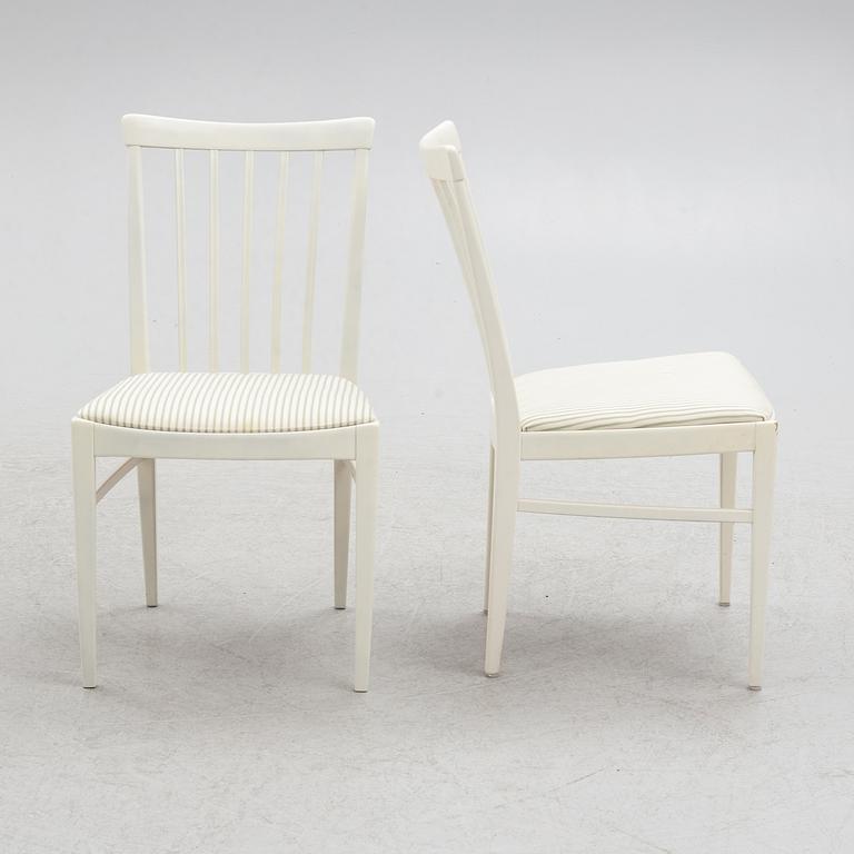 Carl Malmsten, chairs, 4 pcs, "Herrgården", Bodafors, 1961.