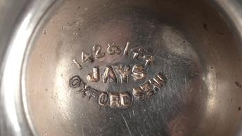 SOCKERRUSKA, silver, Chester, England. 1800/1900-tal. Ca 311 gr.