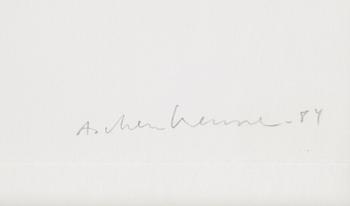 LENNART ASCHENBRENNER, blandteknik, signerad och daterad -84, numrerad 73/200.