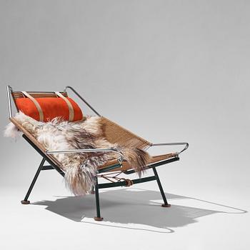 Hans J. Wegner, fåtölj, "Flag Halyard", Getama, Danmark, 1950-60-tal.