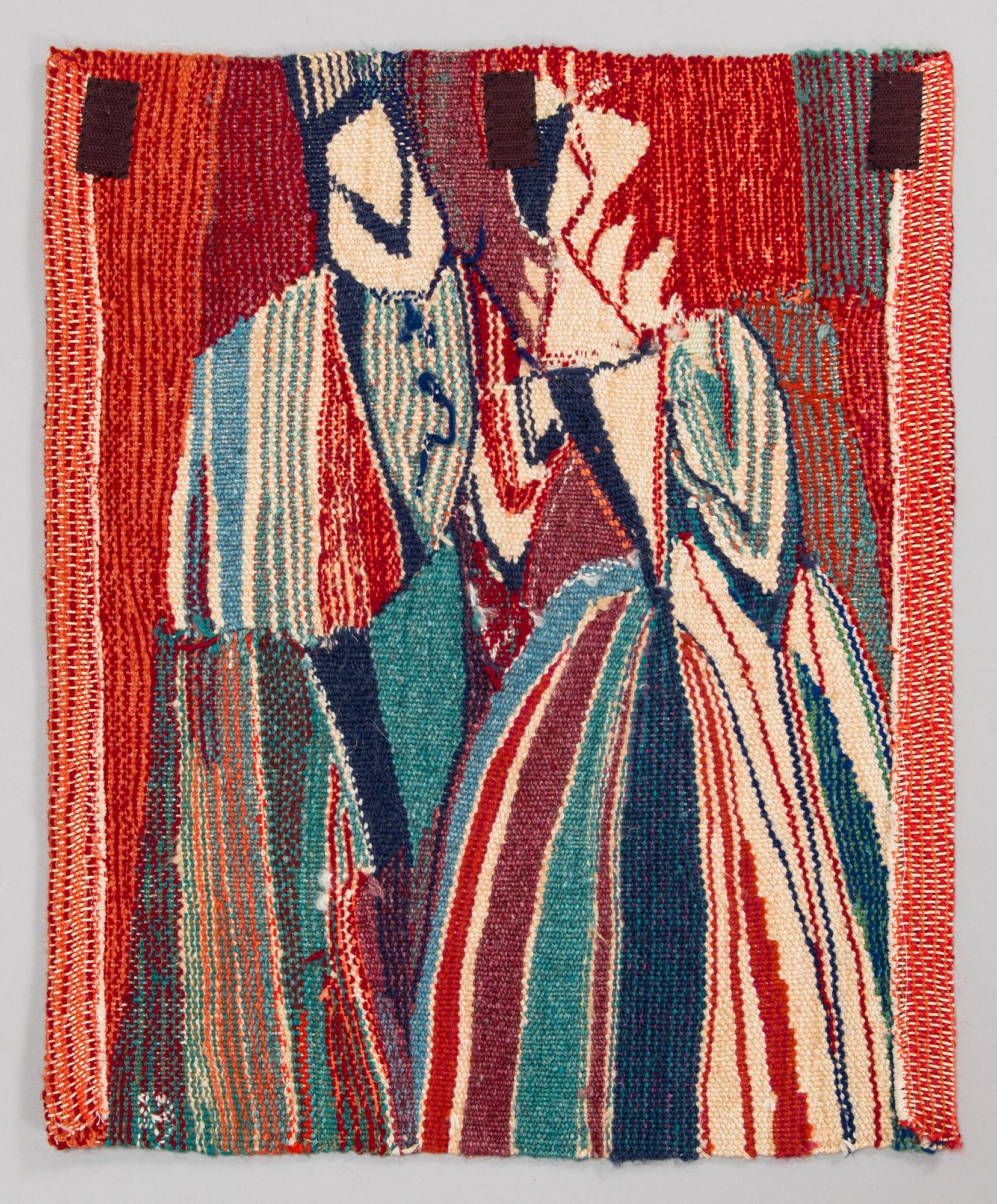 Eva Anttila, bildväv, signerad EA.