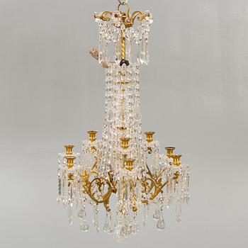 A chandelier around 1900.