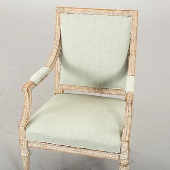 A SWEDISH SIGNED ARMCHAIR Johan Erik Höglander (Stockholm 1777-1813).