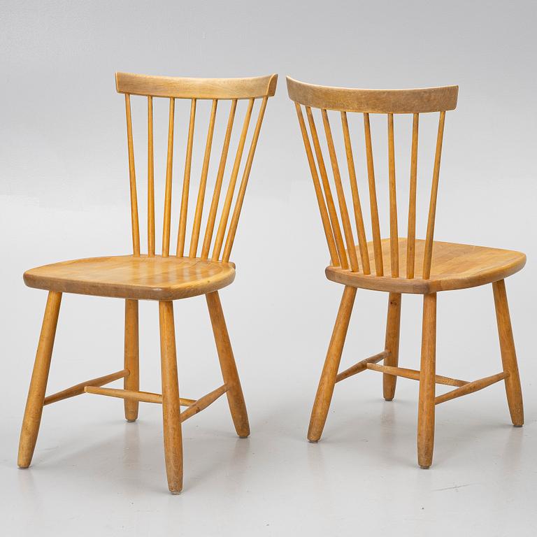 Carl Malmsten, stolar, 4 st, "Lilla Åland", Stolab, 1999.