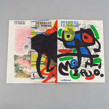 ART MAGAZINES, 3 numbers, Derrière le miroir, between 1970-1981.