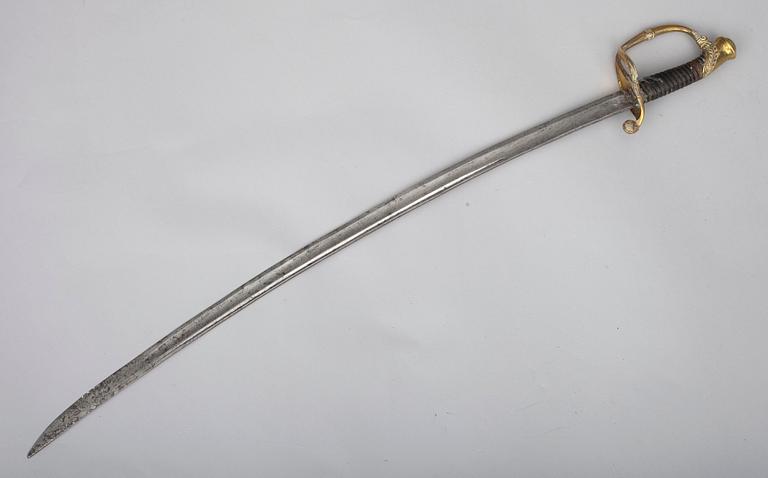 OFFICERSSABEL, modell 1826, Ryssland.