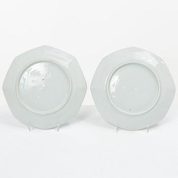 A set of four Japanese Arita ware porcelain dishes, Meiji (1868-1912).