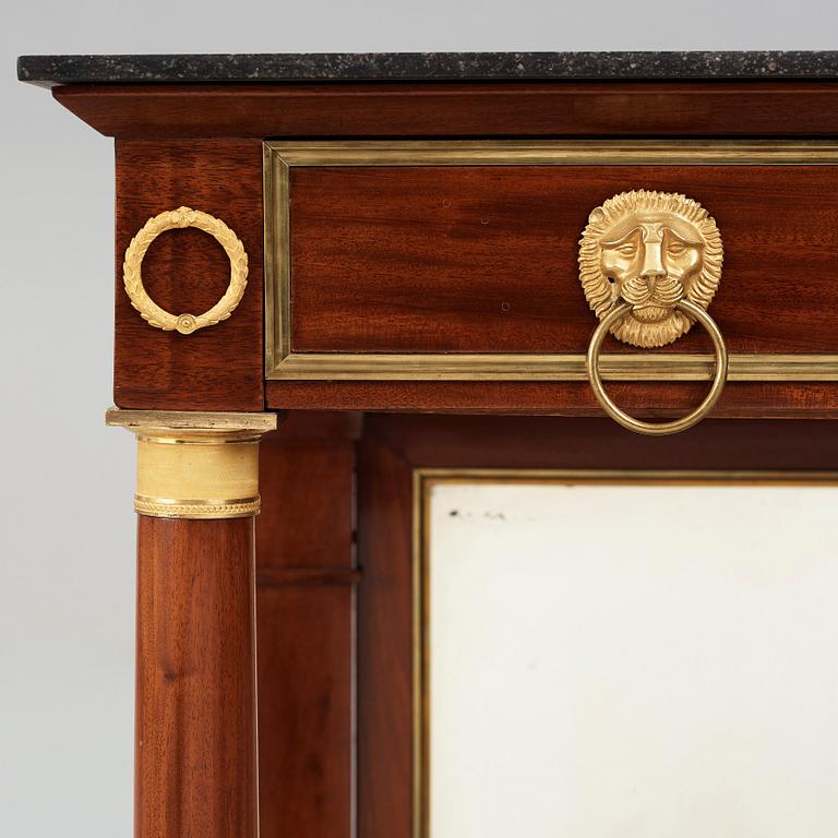 KONSOLBORD, sk Console desserte, Bernard Molitors art (1755–1833), Frankrike, empire, 1800-talets början.