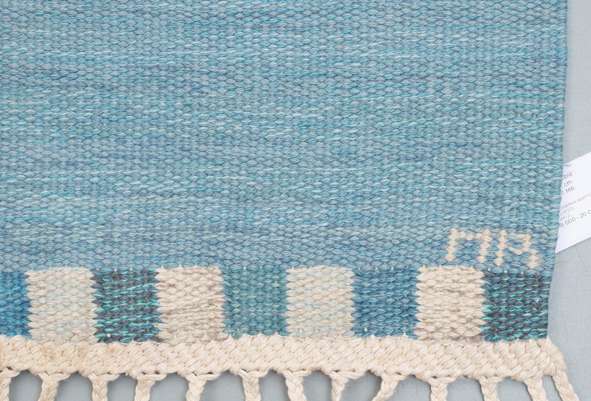 MATTA. "Muren, ljusblå". Rölakan. 256 x 173 cm. Signerad AB MMF MR.