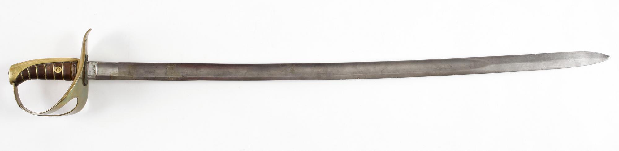 SABEL, m/1854, kavalleriet, Sverige.