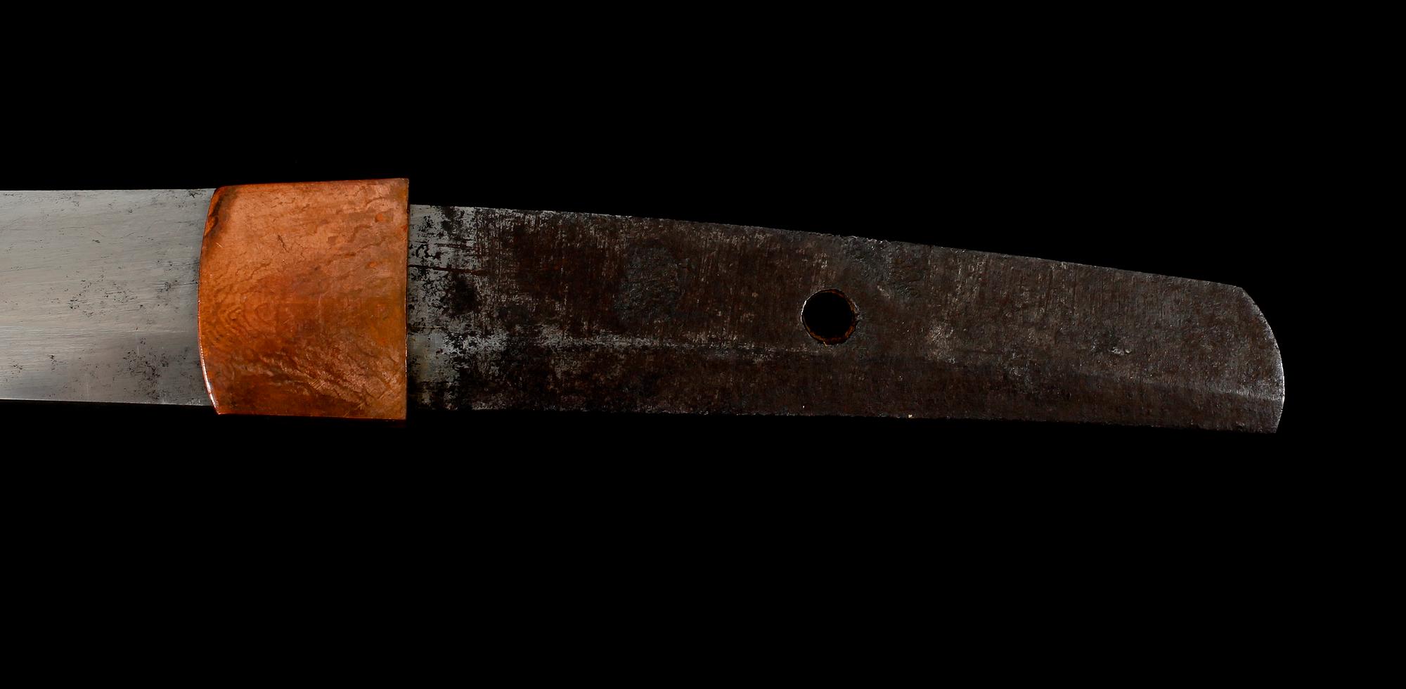 JAPANSKT SVÄRD, stål, sign Munemitsu, period Muromachi/ Momoyama (1392-1615).