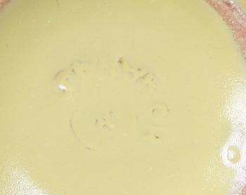 TESERVIS, 12 delar, lergods, Höganäs, 1930-tal.