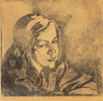 Maja Fjaestad, "Flickhuvud".
