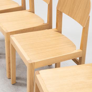 Cecilie Manz, A set of four oak 'Workshop chairs' from Muuto.