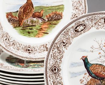 MATTALLRIKAR, ironstone-porslin, 18 st. Masons, England. 1900-talets andra hälft.