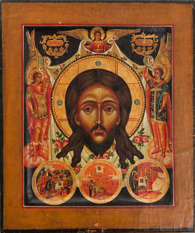 IKON, tempera på pannå, Ryssland, 1800-talets slut.