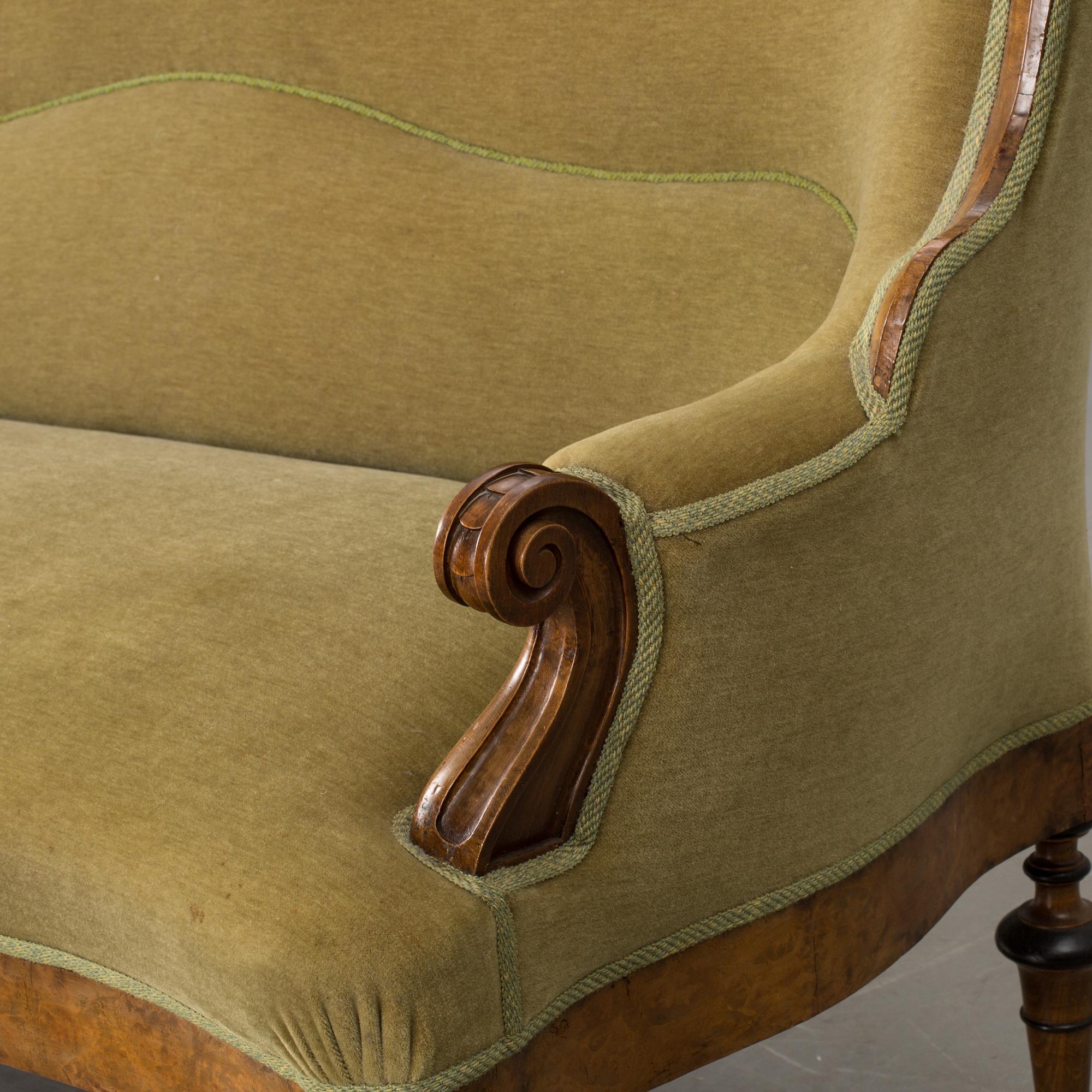 SOFFA, nyrokoko, 1800-talets andra hälft.