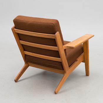 HANS J WEGNER, nojatuoli, malli GE 290, Getama Gedsted, Tanska 1900-luvun puoliväli.