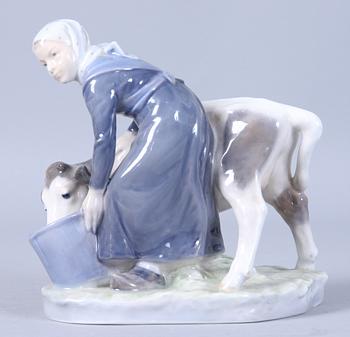 FIGURIN, porslin, Kongl Dansk.