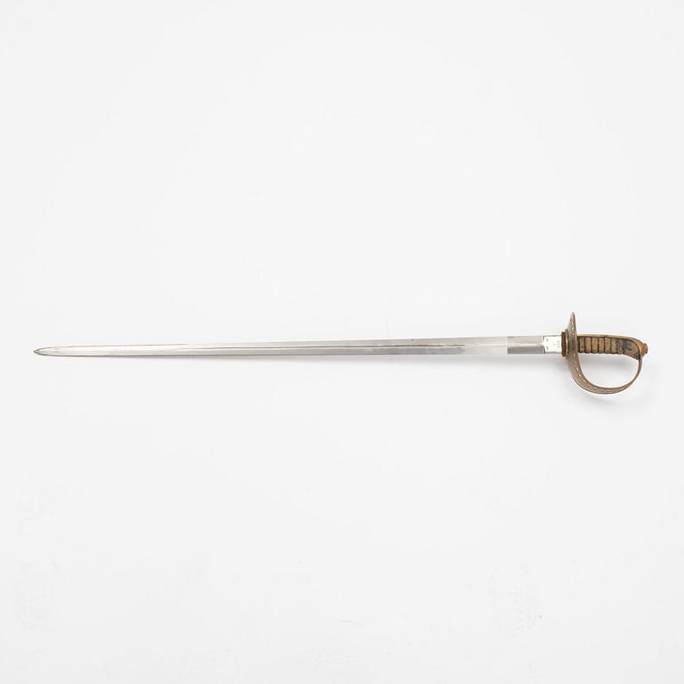 A Swedish cavalry saber.