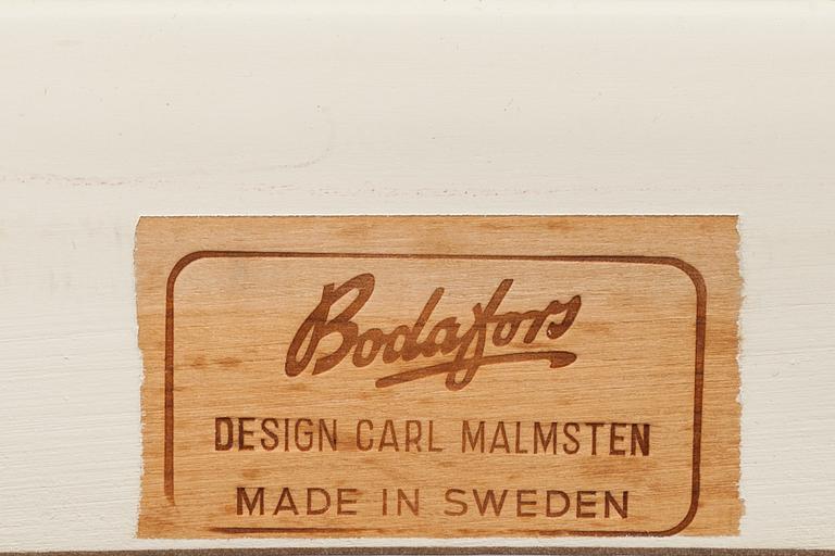 MATSALSMÖBLEMANG, 9 delar, "Herrgården", Carl Malmsten, Bodafors, märkta.