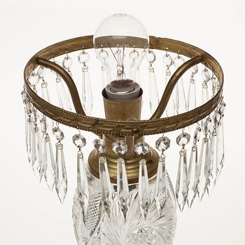 BORDSLAMPA, 1900-talets senare hälft.