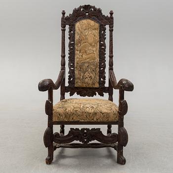 ARMCHAIR, baroque, early 18th century.