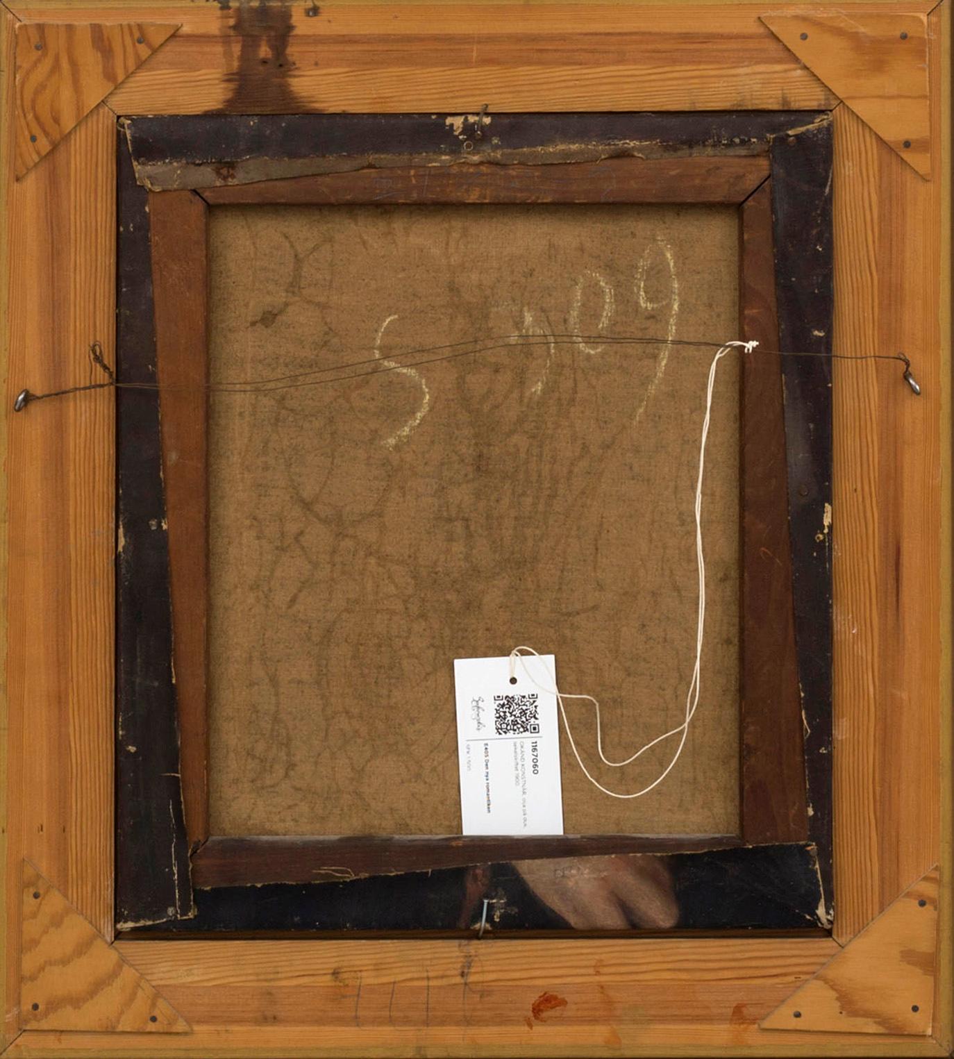 Unidentfied artist, oil on canvas, turn of the century 1900.