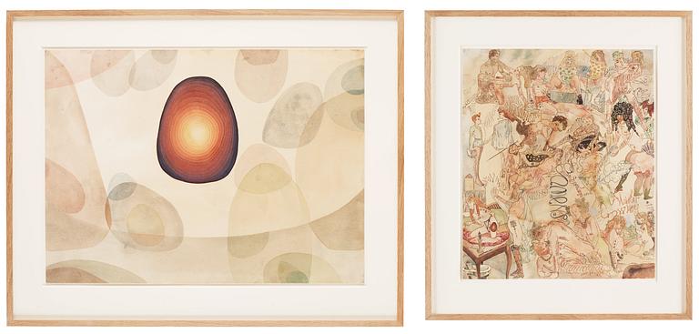 Fredrik Söderberg, "Snowdrops from a Curate's Garden III and the Hidden Landscape of the Subconscious III".