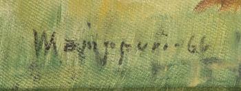 Väinö Kamppuri, oil on canvas, signed and dated-66.
