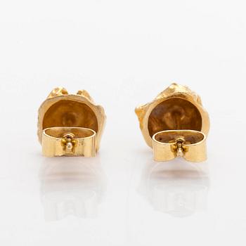 Björn Weckström, korvakorut, "Hippu", 18 K kultaa. Lapponia.