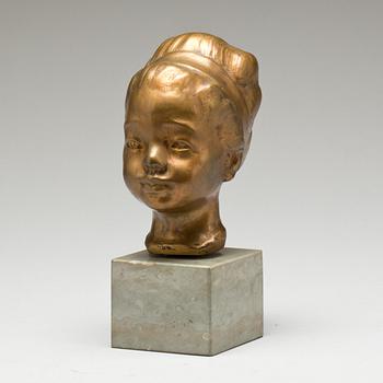 HELGE HÖGBOM, skulptur, brons. Signerad.