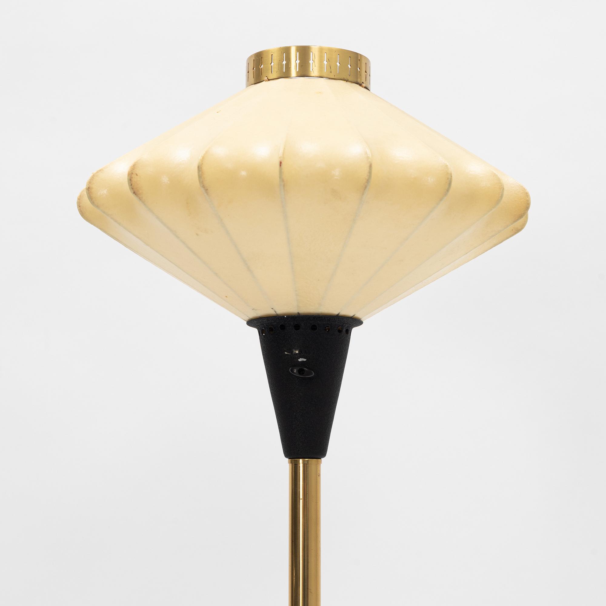 Floor lamp,
Swedish Modern, around the mid-20th century.