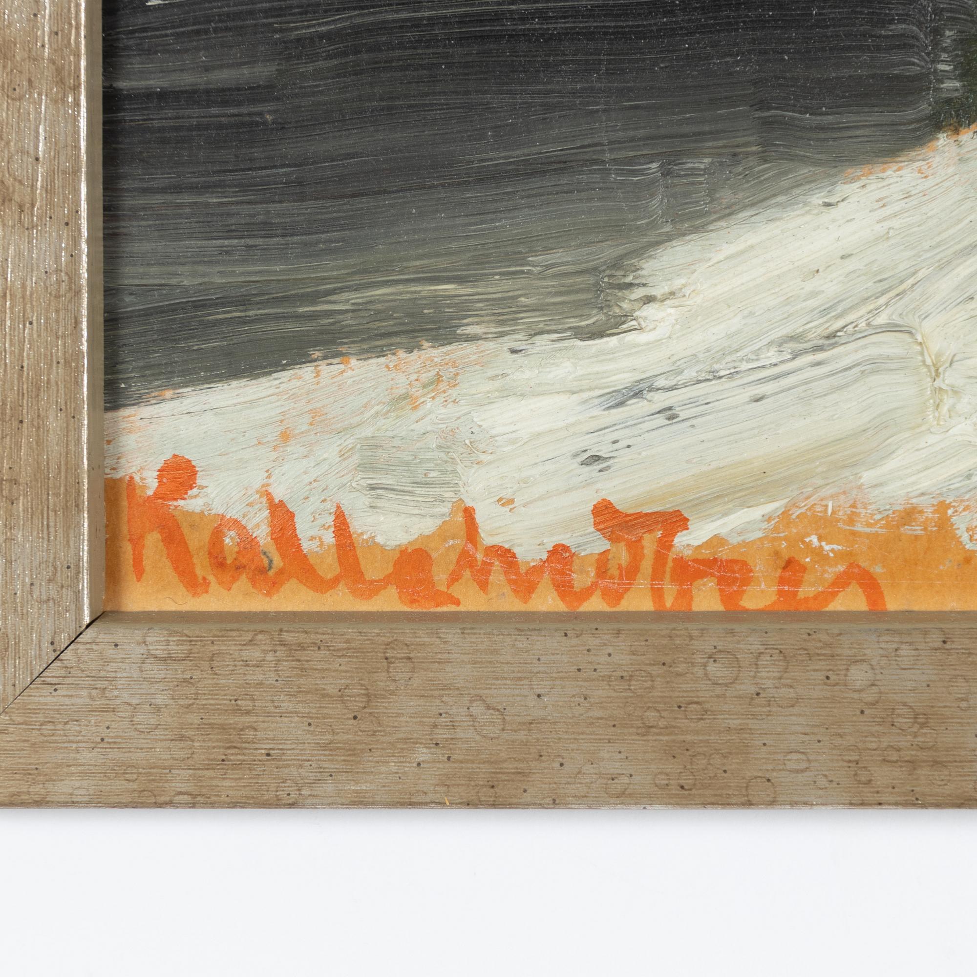 Kalle Hedberg, Mountain Landscape with Pasture.