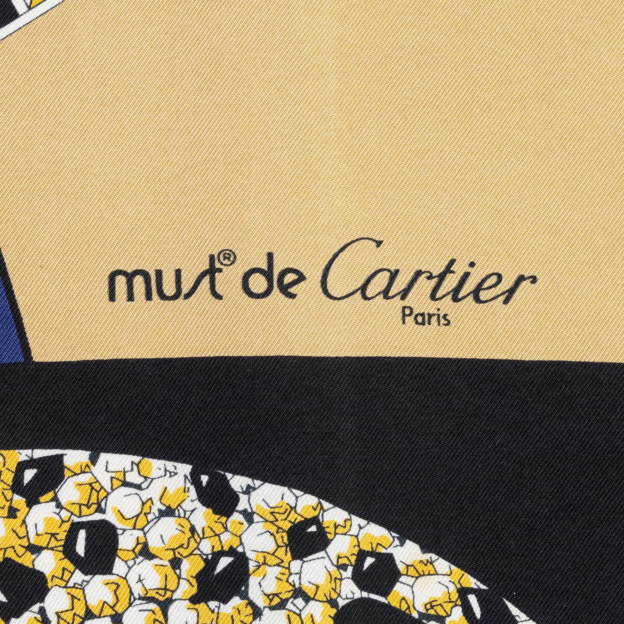 Cartier, a twill silk scarf.