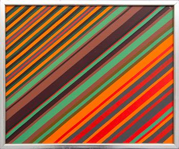 Eric Hansen, oil on canvas a pair signed and dated 1979.
