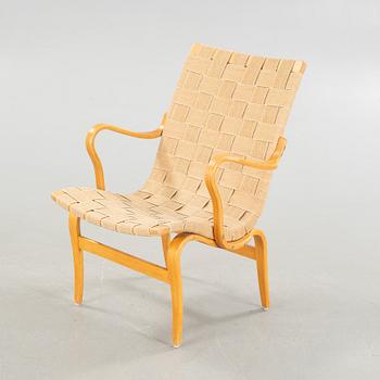 BRUNO MATHSSON, fåtölj, "Eva", Firma Karl Mathsson, Värnamo, 1940-tal.